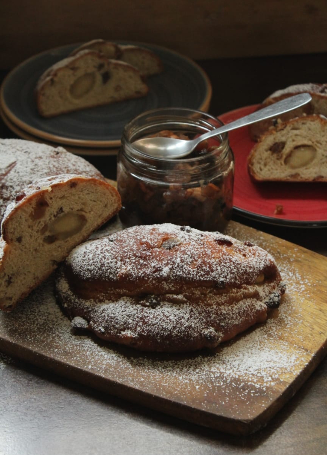 Stollen bread