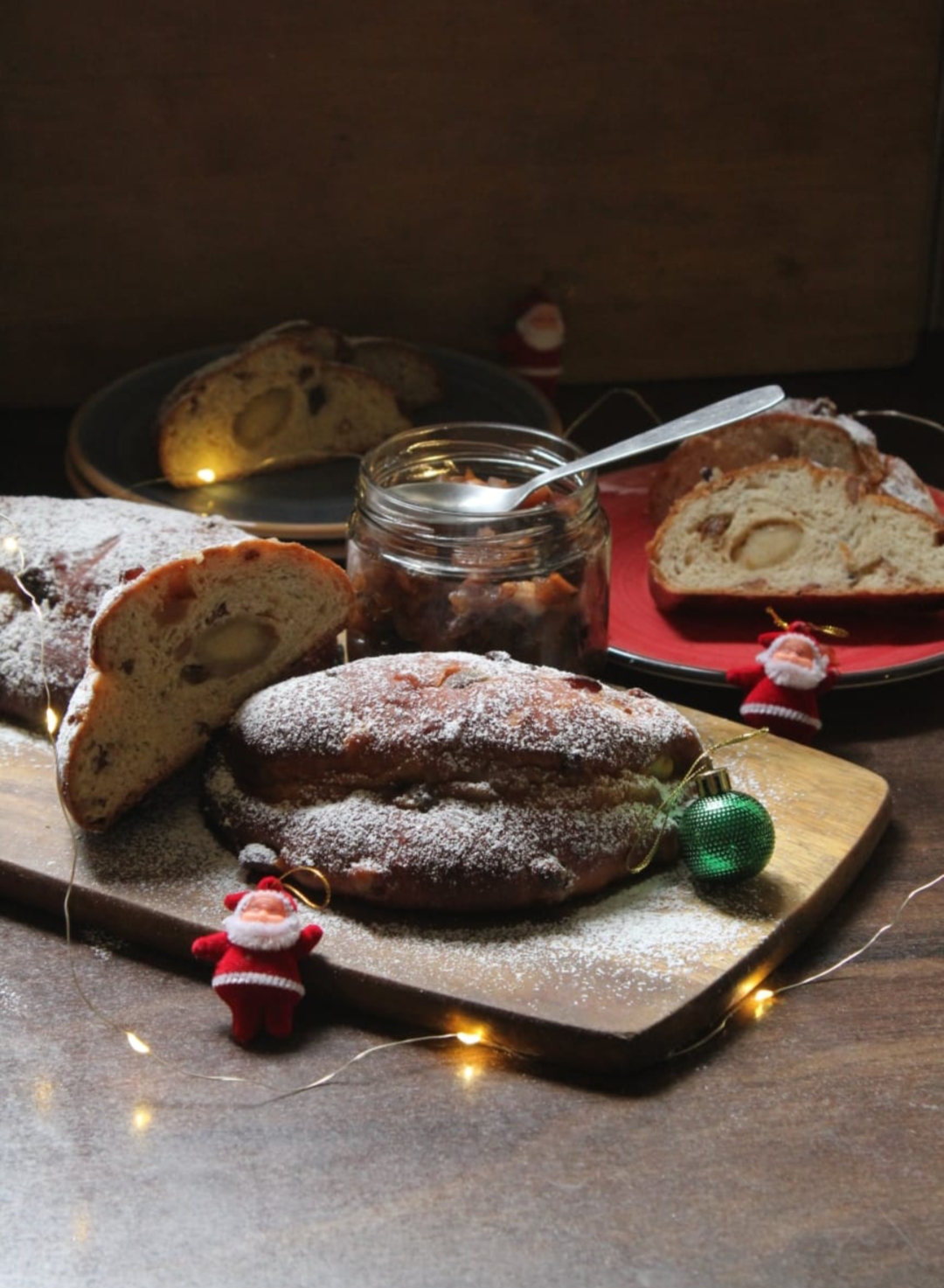 Stollen bread