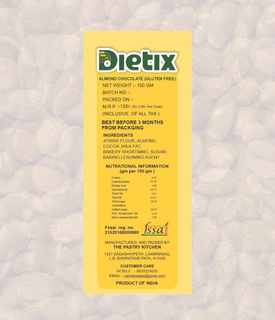 Almond Chocolate Cookies