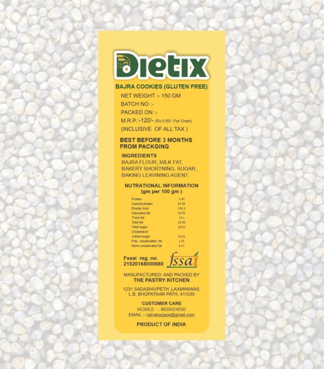 Bajra Cookies